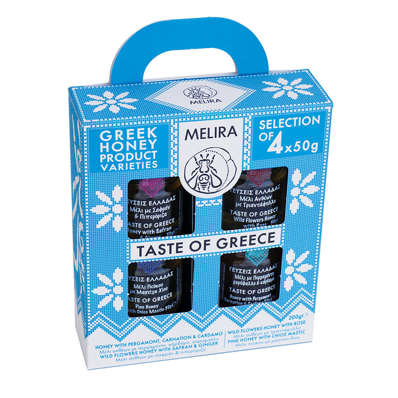 Taste of Greece Honey Giftpack - 4 Jars